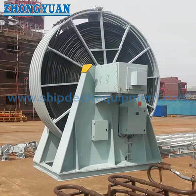 Laagspannings walstroomkabelhaspelsysteem voor scheep-walverbinding