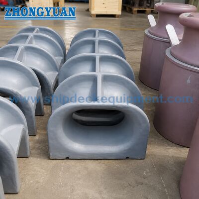 310×500 mm Deck-mounted Cast Steel Panama Chock JIS F 2017-1982 Type AC voor scheepsverbinding