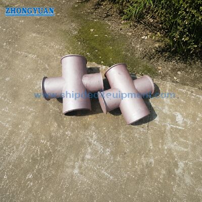 Stalen buis vervaardigd Marine Cross Bitt | JIS F 2804-1976 Scheepsaanmeerplaats Bitt