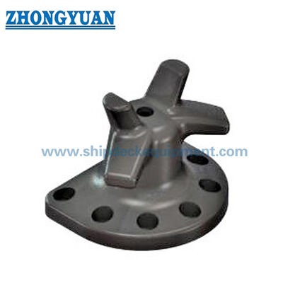 Staghorn Dock Bollard met Bolt Anchorage.