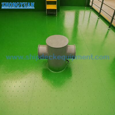 ISO 13797 Plate Fabricated Pipe Welded Mooring Towing Cruciform Bollards