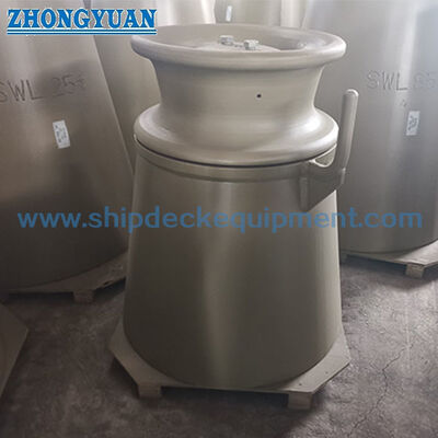 ISO 13776 Deck Stand Pedestal Roller Fairlead∙ Single Roller Rope Guide for Ship Mooring and Towing