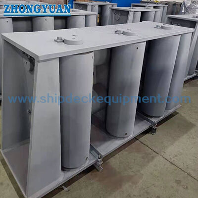 Zeven rol universele fairlead met bovenste rol. CB 3062 type D voor scheepsverbinding en sleep.