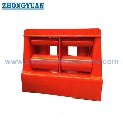 Zeven-rol universele fairlead met bovenste rol.