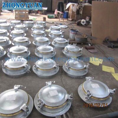 Vastgeboute Zijscuttle met Onweersdekking Marine Outfitting