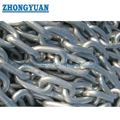 Hot-Dip gegalvaniseerd Stedless Anker Chain. Open Link Grades U1, U2 en U3