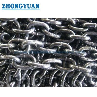 MIL-C-22521C Open Link Kustwacht Boei Verankeringsketting | 13–48 mm Studless Gelaste Ketting