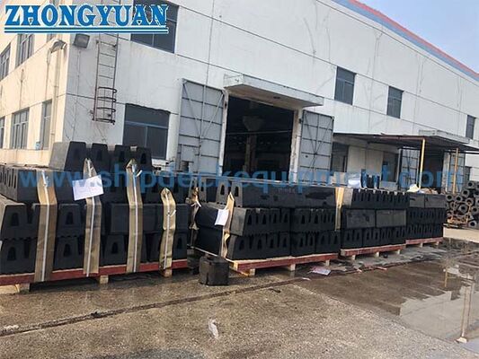 W Type Rubber Fender voor Boeg- en Achterbescherming