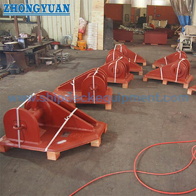 OCIMF-type Emergency Towing Bracket (Smit Bracket) voor tankers.