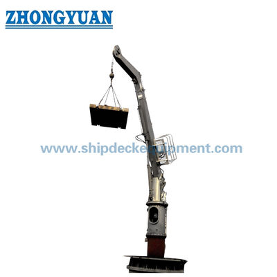 1–8T Pedestal Hydraulische Knuckle Boom Marine Dekkraan | Compacte Zwenkkraan