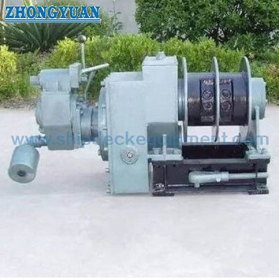Pneumatische ladderwinch. ISO 7364 Split Drum, 10 ‰ 20 kN.