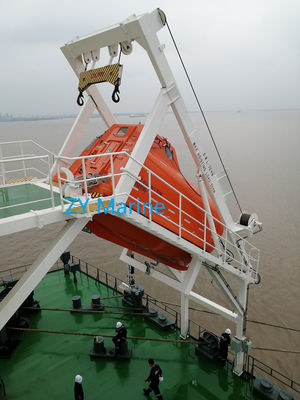 Van het het Toestellenschip van MED Free Fall Lifeboat Launching van de klassengoedkeuring het Materiaal van de het Levensbesparing