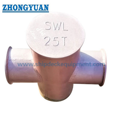 150×350 mm Ship Cross Bitt Bollard. GB 10106-88 Type A/B voor scheepsverbinding.