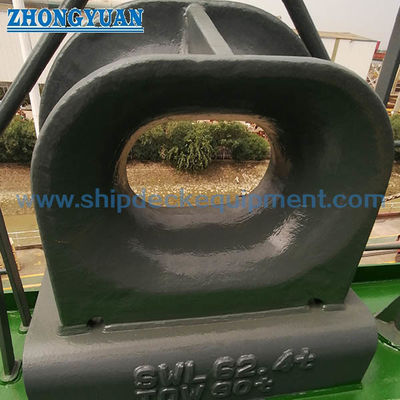 Marine Bulwark Mooring Chock | Gietstaal Touwgeleider met Gladde Ronde Rand (CB34 Type A)