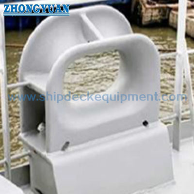 DIN 81915 Type D Deck Mounted Cast Steel Horn Chock