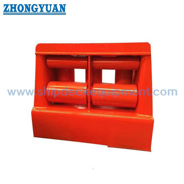 Zeven-rol universele fairlead met bovenste rol.