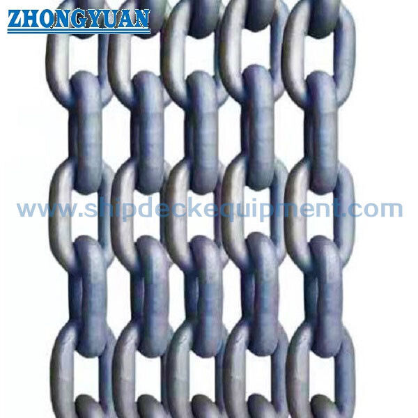 MIL-C-22521C Open Link Kustwacht Boei Verankeringsketting | 13–48 mm Studless Gelaste Ketting