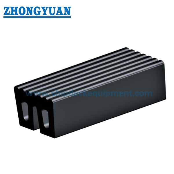 W Type Rubber Fender voor Boeg- en Achterbescherming