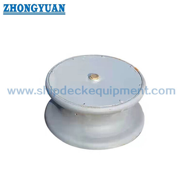 150×500 mm gietijzeren mooringroller met bovenste stofdek voor scheepsmooring.