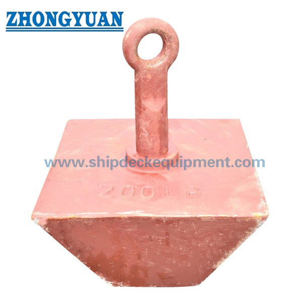 Gietend de Meertrosanker van de Staalpiramide voor Harde Rocky Bottoms Anchor And Anchor-Ketting